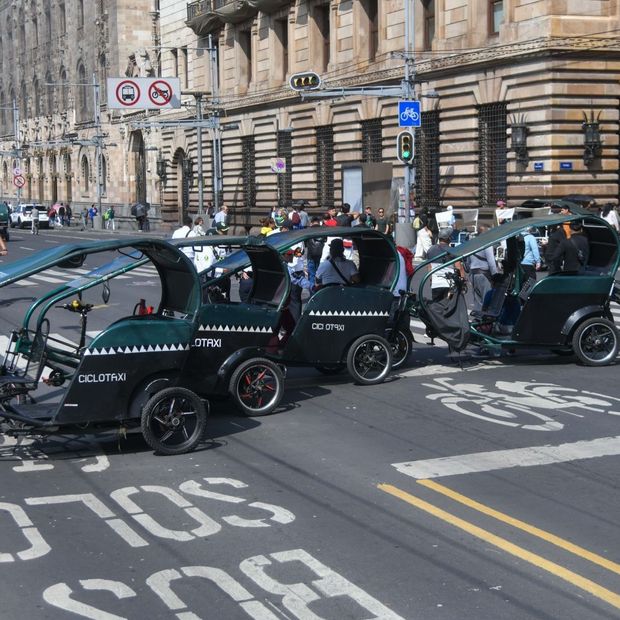 Bloqueo en la Ciudad de México.
